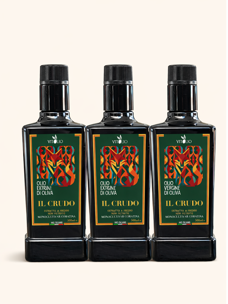 Set Degustazione – 3 Bottiglie Olio EVO Coratina 500 ml