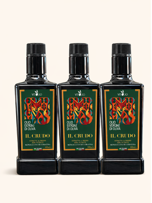 Set Degustazione – 3 Bottiglie Olio EVO Coratina 500 ml